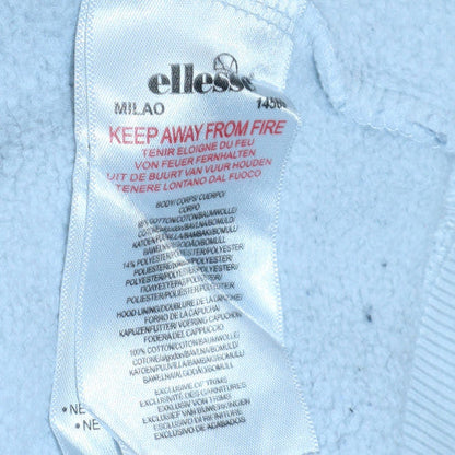Mens UK Size S ellesse Blue Pullover Hoodie