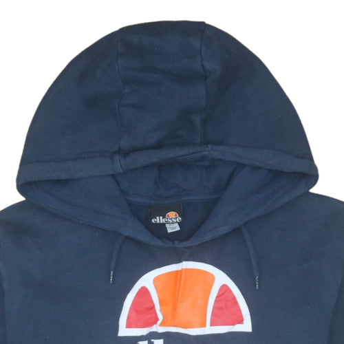Mens UK Size S ellesse Blue Pullover Hoodie
