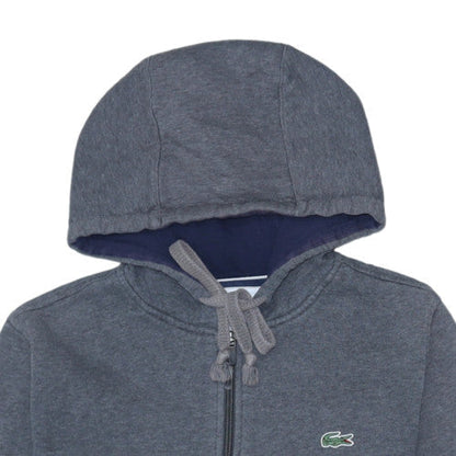Mens UK Size XS Lacoste Sport Grey Full Zip Hoodie