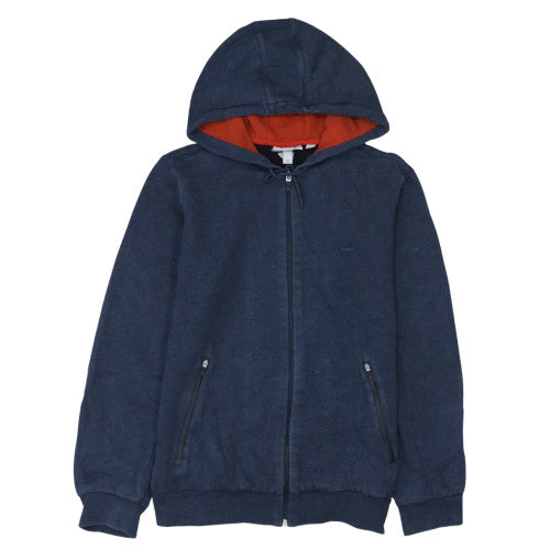 Mens UK Size S Lacoste Blue Full Zip Hoodie
