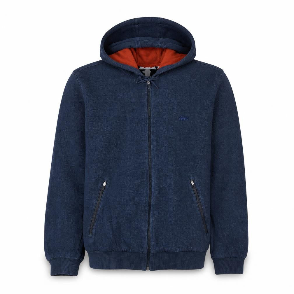 Mens UK Size S Lacoste Blue Full Zip Hoodie