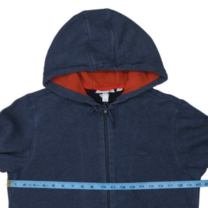 Mens UK Size S Lacoste Blue Full Zip Hoodie