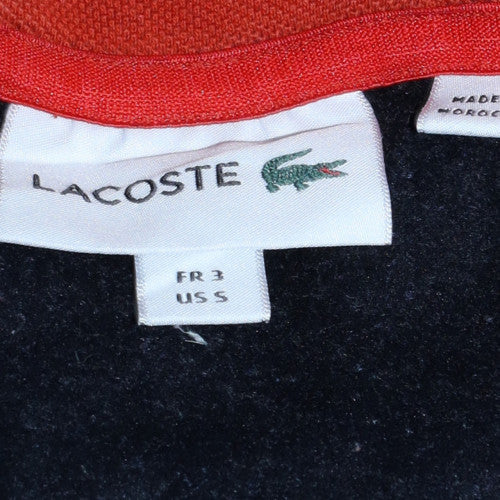 Mens UK Size S Lacoste Blue Full Zip Hoodie