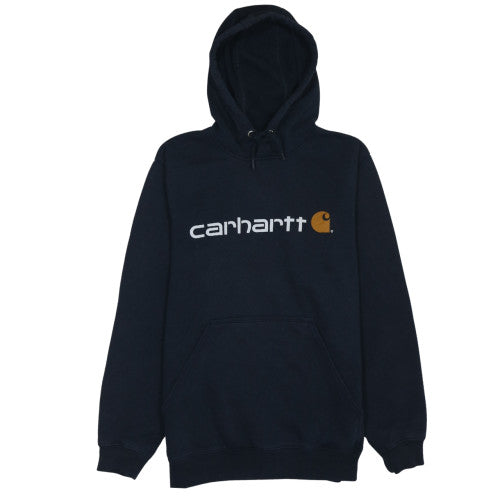 Mens UK Size S Carhartt Blue Pullover Hoodie