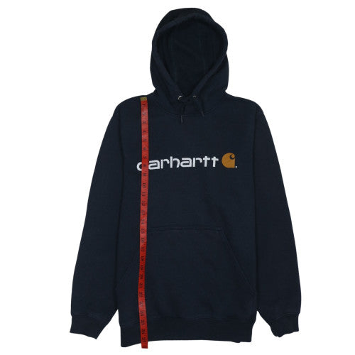 Mens UK Size S Carhartt Blue Pullover Hoodie