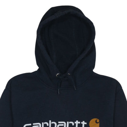 Mens UK Size S Carhartt Blue Pullover Hoodie