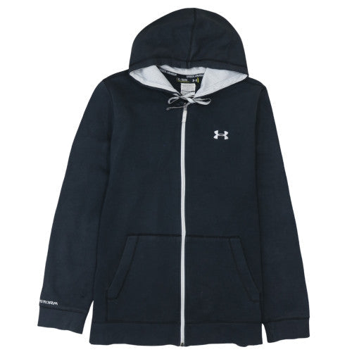 Mens UK Size XL Under armour Black Full Zip Hoodie