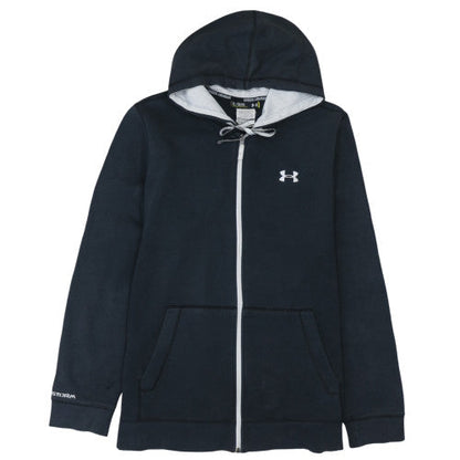 Mens UK Size XL Under armour Black Full Zip Hoodie