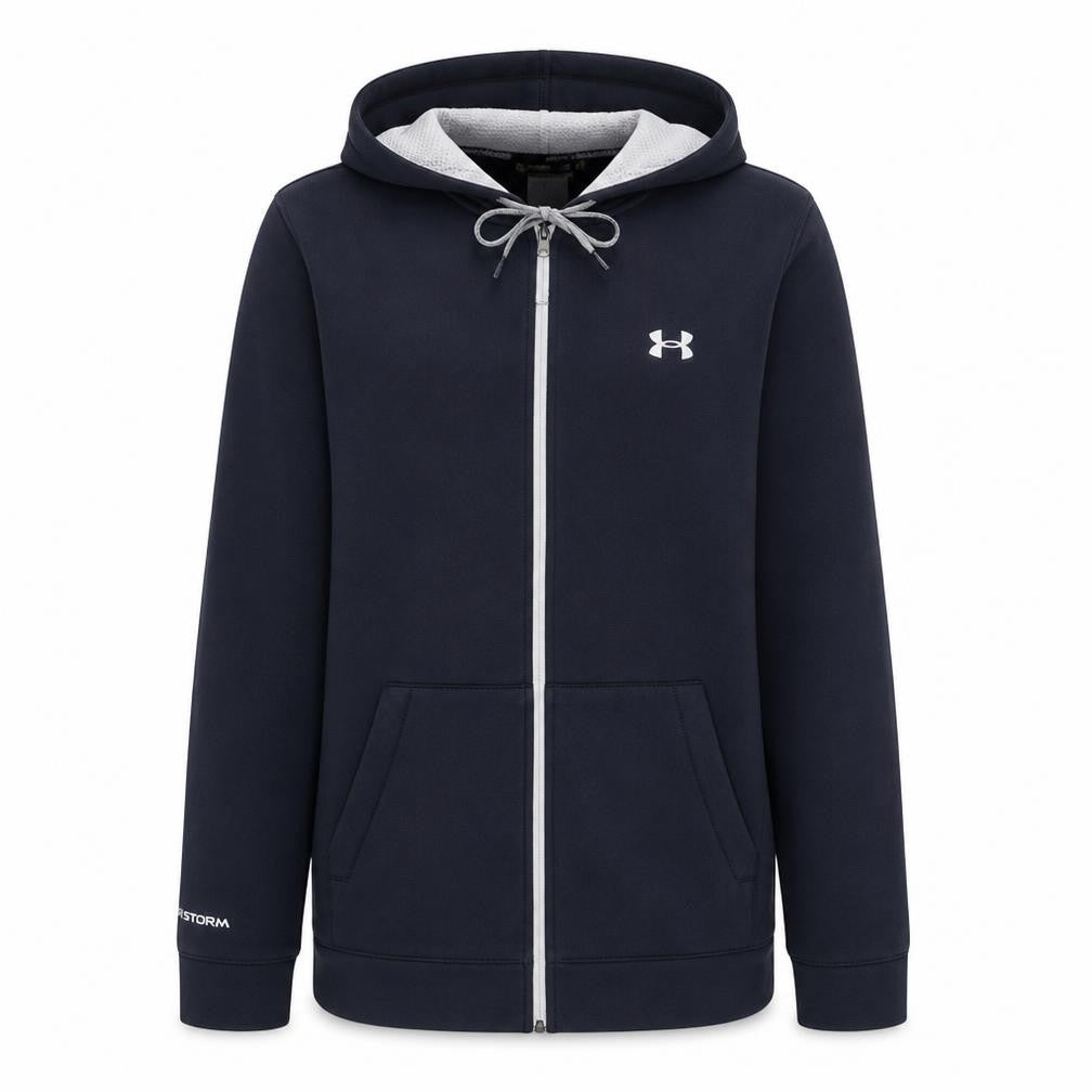 Mens UK Size XL Under armour Black Full Zip Hoodie