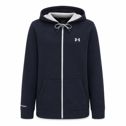 Mens UK Size XL Under armour Black Full Zip Hoodie