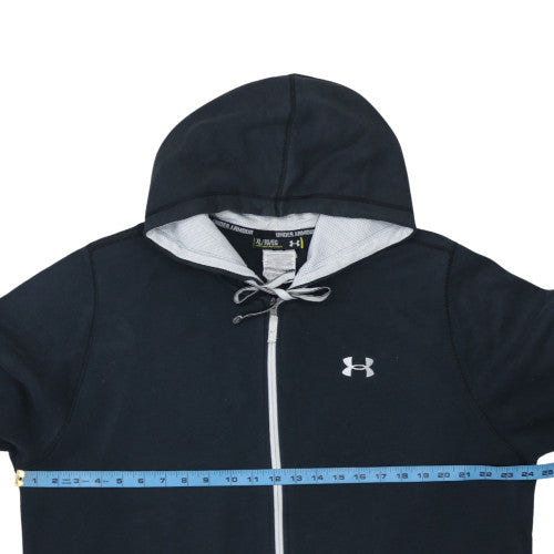 Mens UK Size XL Under armour Black Full Zip Hoodie