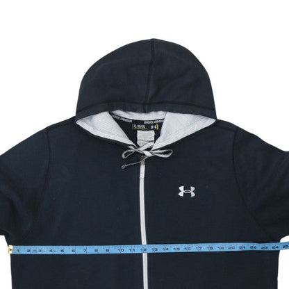 Mens UK Size XL Under armour Black Full Zip Hoodie
