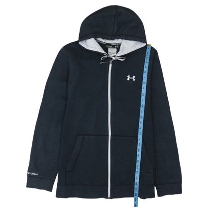 Mens UK Size XL Under armour Black Full Zip Hoodie