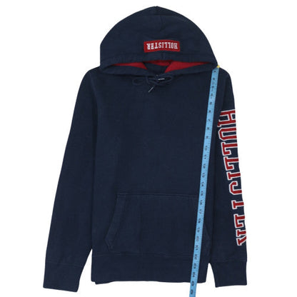 Mens UK Size M Hollister Blue Pullover Hoodie
