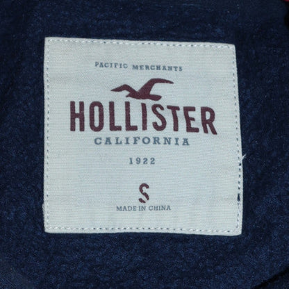 Mens UK Size M Hollister Blue Pullover Hoodie