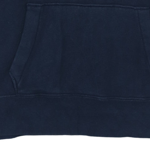 Mens UK Size M Hollister Blue Pullover Hoodie
