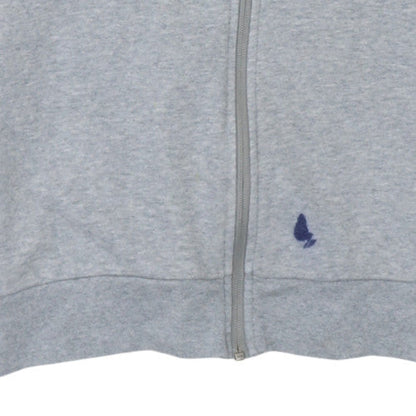 Mens UK Size L adidas Grey Full Zip Hoodie