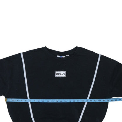 Womens UK Size 10/12 NASA Black Pullover Sweatshirt
