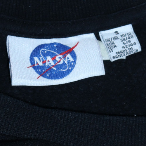 Womens UK Size 10/12 NASA Black Pullover Sweatshirt