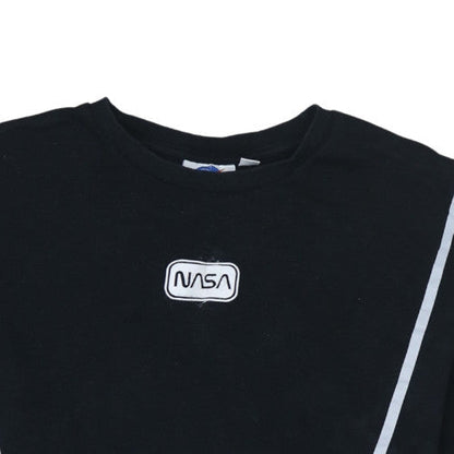Womens UK Size 10/12 NASA Black Pullover Sweatshirt