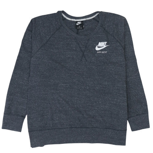 Womens UK Size S Nike Grey Pullover Sweatshirt