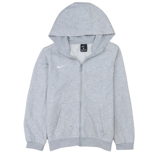 Boys UK Size 12-13 Years Nike Grey Full Zip Hoodie