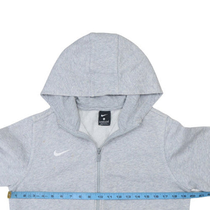 Boys UK Size 12-13 Years Nike Grey Full Zip Hoodie