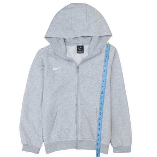 Boys UK Size 12-13 Years Nike Grey Full Zip Hoodie