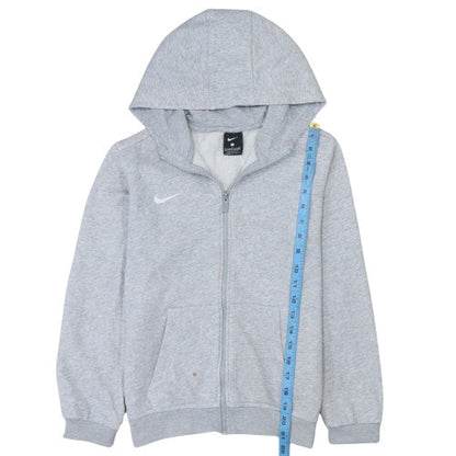 Boys UK Size 12-13 Years Nike Grey Full Zip Hoodie