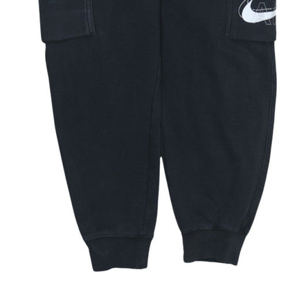 Nike Men Black Cargo Jogger Trousers Small Regular Fit Fleece