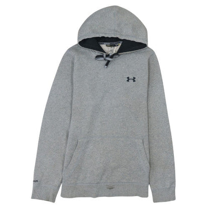 Mens UK Size S Under armour Grey Pullover Hoodie