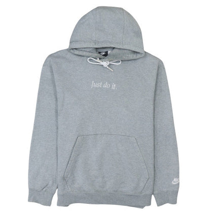 Mens UK Size M Nike Grey Pullover Hoodie