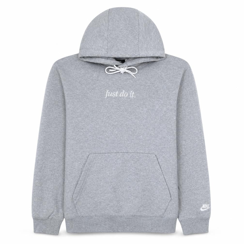 Mens UK Size M Nike Grey Pullover Hoodie