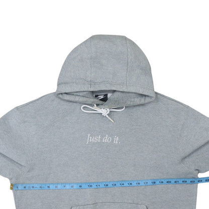 Mens UK Size M Nike Grey Pullover Hoodie