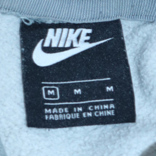 Mens UK Size M Nike Grey Pullover Hoodie