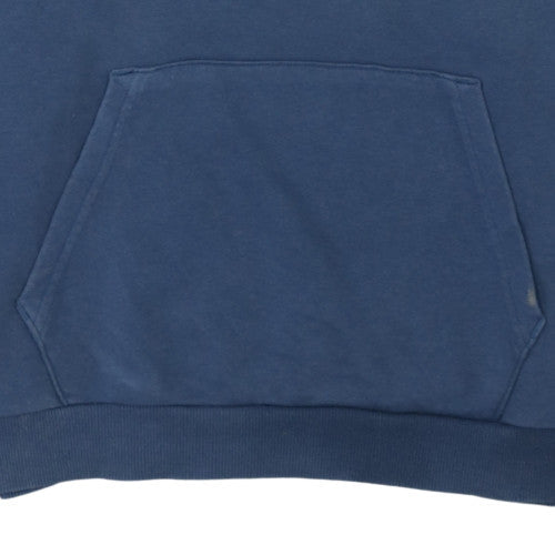 Mens UK Size M PUMA Blue Pullover Hoodie