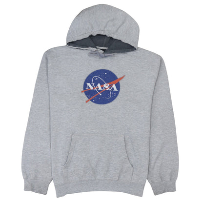Mens UK Size L Prairie Mountain Grey Pullover Hoodie