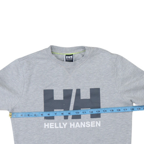 Mens UK Size S Helly Hansen Grey Pullover Sweatshirt