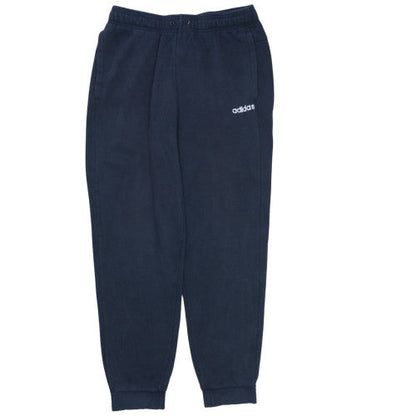 Adidas Men’s Blue Fleece Jogger Trousers Size M Regular Fit