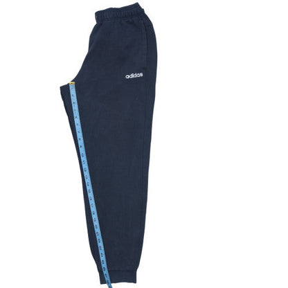 Adidas Men’s Blue Fleece Jogger Trousers Size M Regular Fit