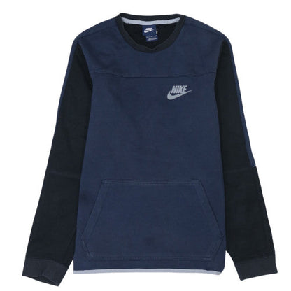 Mens UK Size S Nike Blue Pullover Sweatshirt