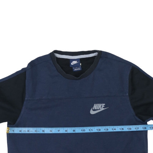 Mens UK Size S Nike Blue Pullover Sweatshirt