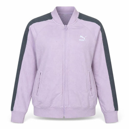 Puma Women's Pink Track Jacket Size 10 Full Zip Sportswear