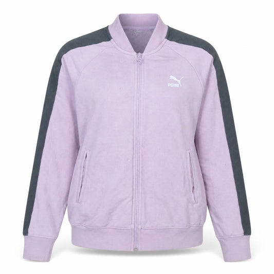 Puma Women's Pink Track Jacket Size 10 Full Zip Sportswear
