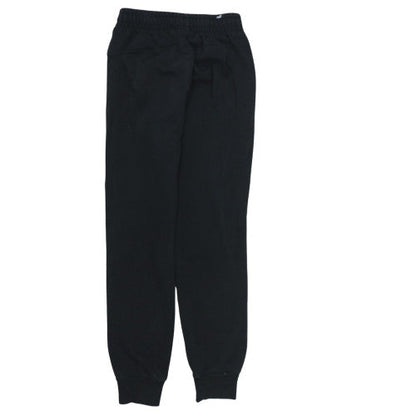 Puma Womens Black XS Jogger Fleece Sweatpants with Logo