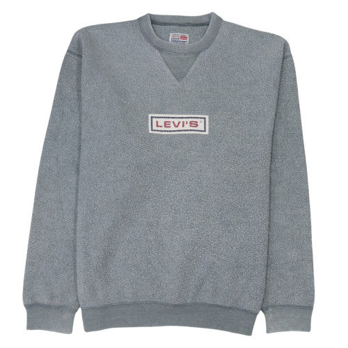 Mens UK Size L Levi's Grey Pullover Sweatshirt