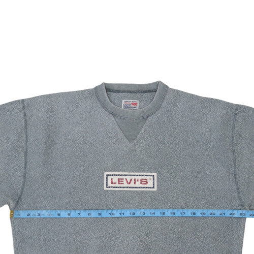 Mens UK Size L Levi's Grey Pullover Sweatshirt