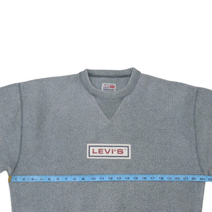 Mens UK Size L Levi's Grey Pullover Sweatshirt