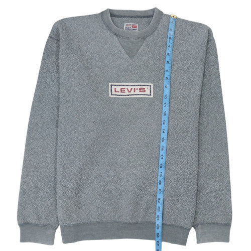 Mens UK Size L Levi's Grey Pullover Sweatshirt