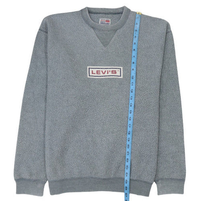 Mens UK Size L Levi's Grey Pullover Sweatshirt